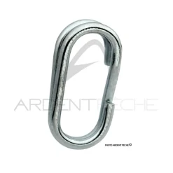Anneaux brisés W X2 fine oval acier zingué
