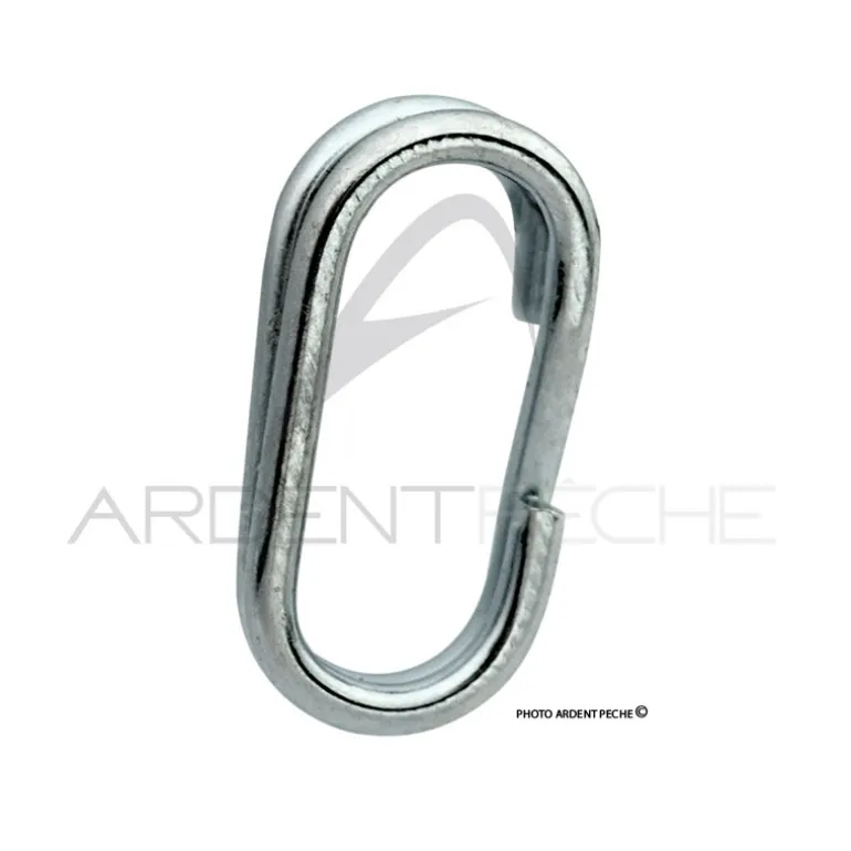 Anneaux brisés W X2 fine oval acier zingué