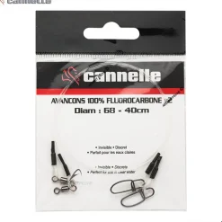 Bas de ligne CANNELLE Fluorocarbone 40cm