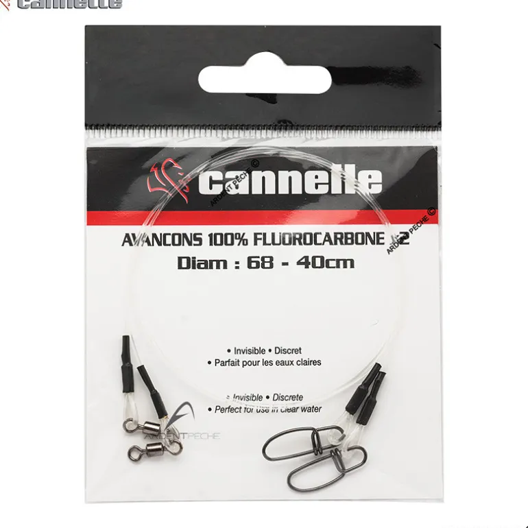 Bas de ligne CANNELLE Fluorocarbone 40cm