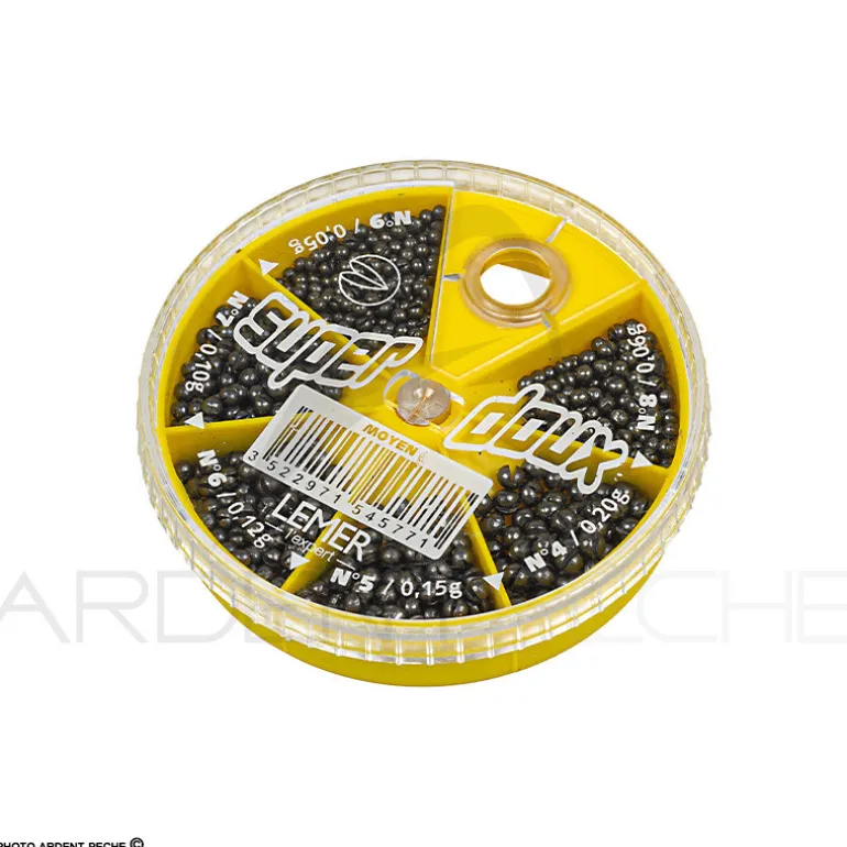 Boite distributrice LEMER 6 cases plombs fendus super doux moyen