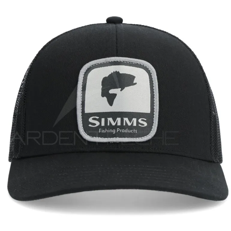 Casquette SIMMS Double Haul Icon Trucker Bass Black