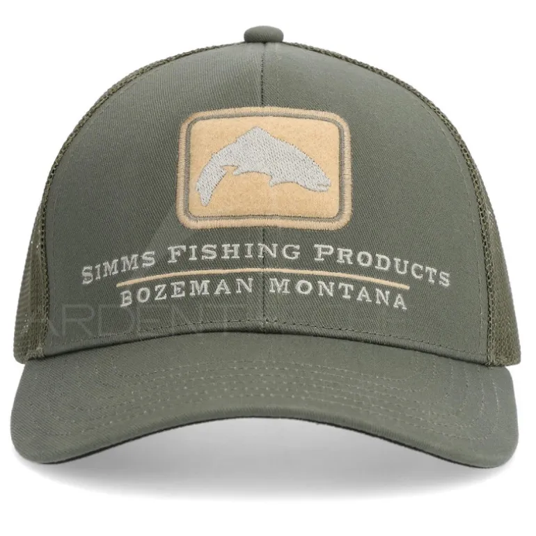 Casquette SIMMS Double Haul Icon Trucker Smokey Olive