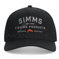 Casquette SIMMS Double Haul Trucker Black