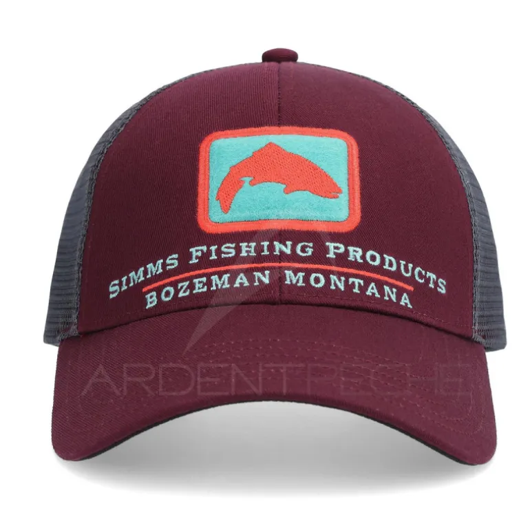 Casquette SIMMS Single Haul Small Fit Trucker Mulberry