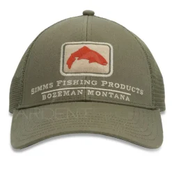 Casquette SIMMS Trout Icon Trucker Riffle Green