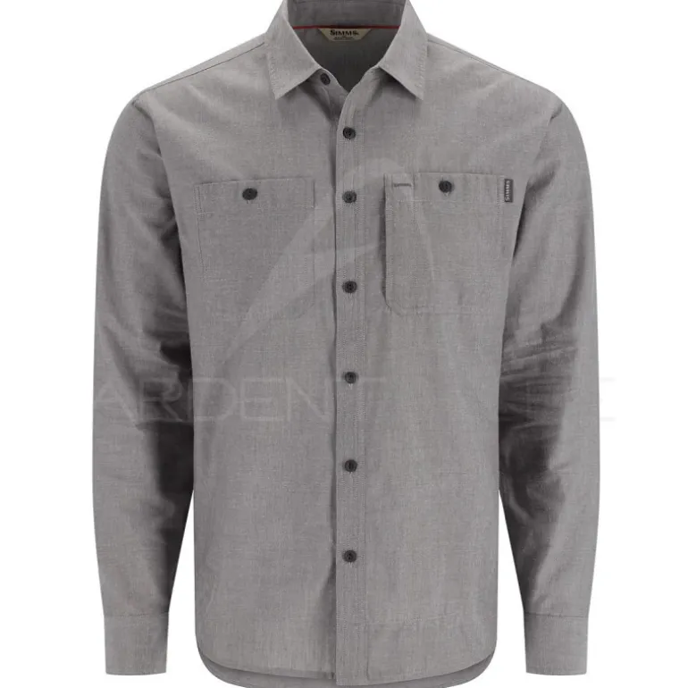 Chemise SIMMS Cutbank Chambray Cinder Chambray