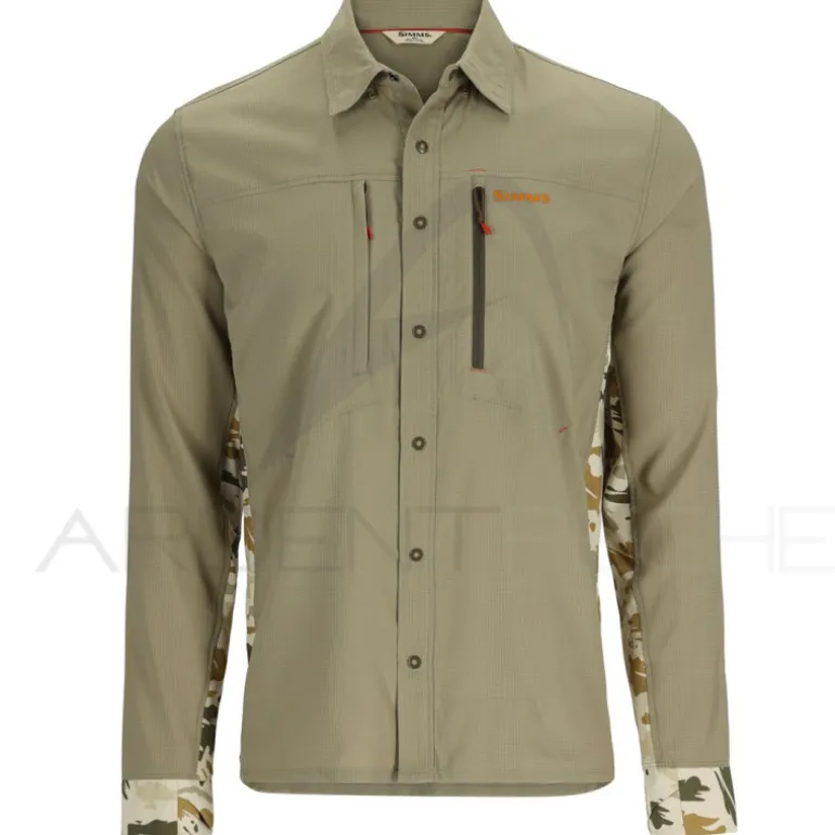 Chemise SIMMS Intruder Bicomp Stone Ghost Camo Stone