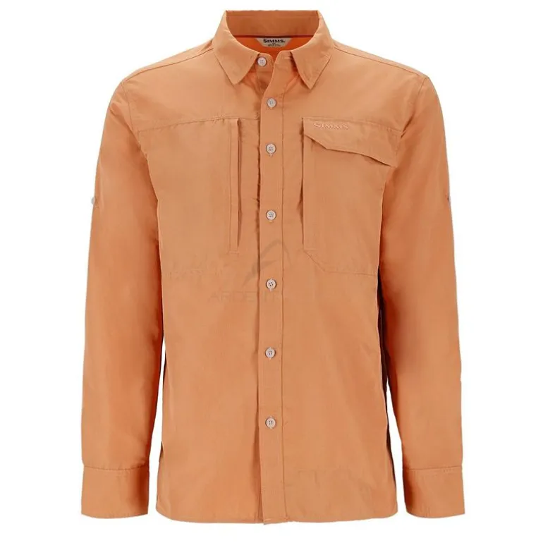 Chemises SIMMS Guide Shirt Orange Maple