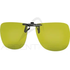 Clip lunettes COCOONS polarisants carré FLIP-UP jaune