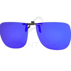 Clip lunettes COCOONS polarisants carré FLIP-UP Blue Mirror