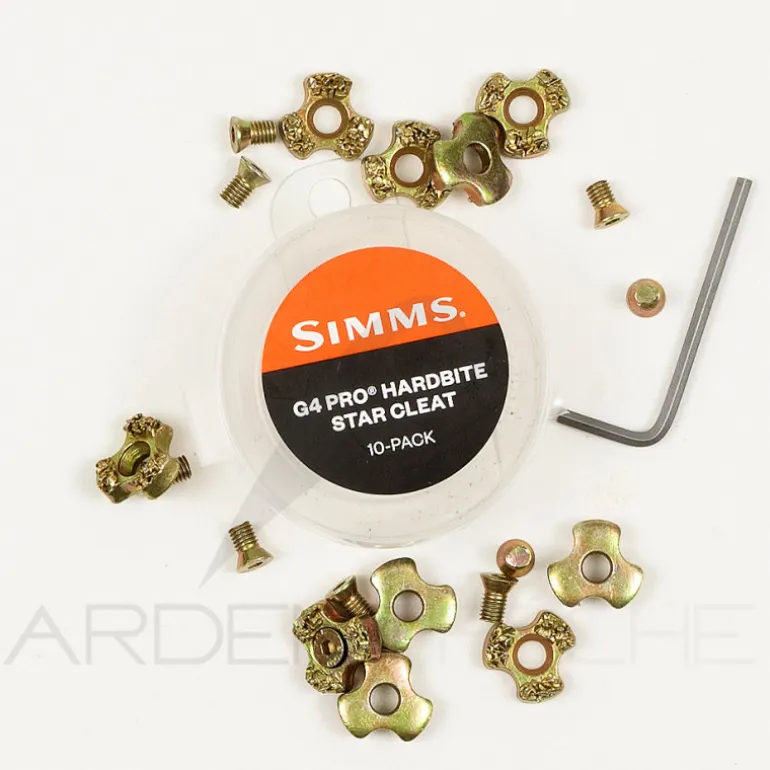 Clous SIMMS HARDBITE STAR spéciale G4 Pro X10