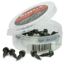 Clous SIMMS Hardbite studs noir semelles feutre x20