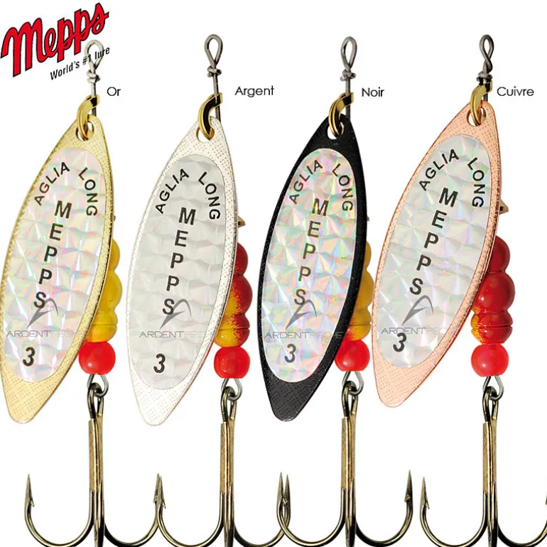 Cuiller MEPPS Aglia Long Rainbo