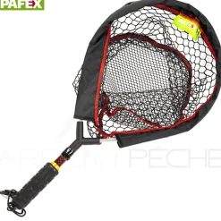 Epuisette PAFEX Flynet manche carbone rouge mousse