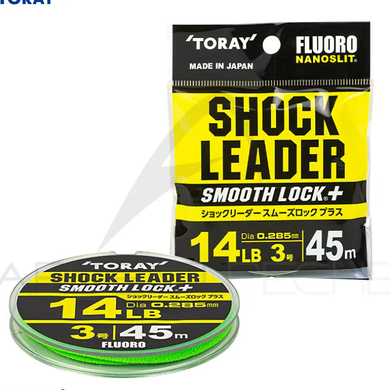 Fils fluorocarbone TORAY Shock leader smooth lock+