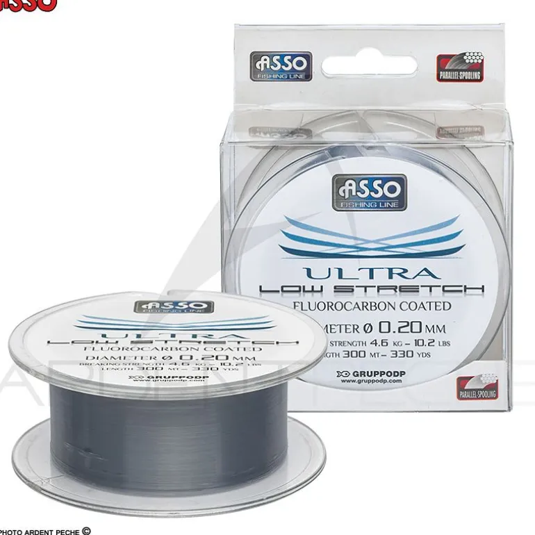 Fils nylon ASSO Ultra low stretch 300m