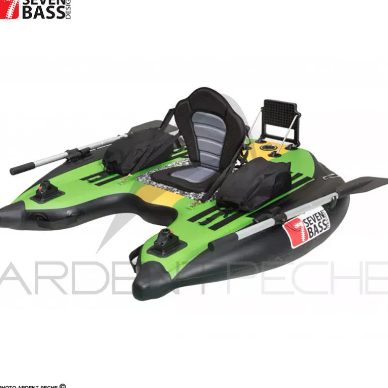 Float tube SEVEN BASS Flatform Junior vert