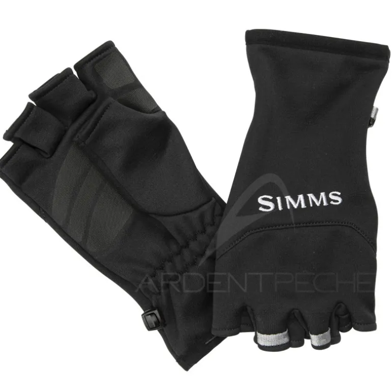 Gants SIMMS Freestone Half Finger Black
