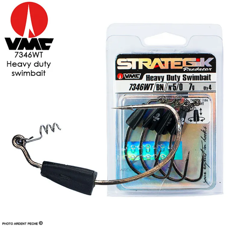 Hameçon texan VMC Strategik predator 7346 WT