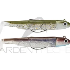 Leurre souple FIIISH Black minnow double combo 90