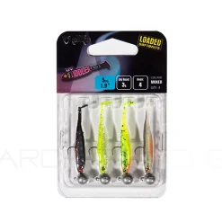 Leurre souple FOX RAGE Micro tiddler fast loaded 5cm UV mixed colour pack