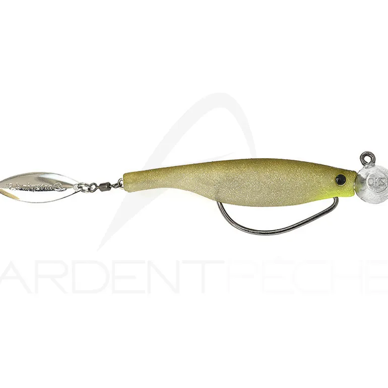 Leurre souple HYPERLASTICS Dartspin football jig head 4.5 10g