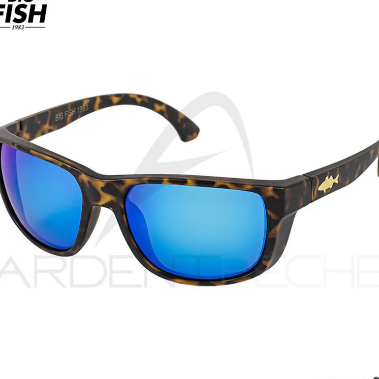 Lunettes polarisantes BIG FISH 1983 Curve fish Sea bass iridium blue
