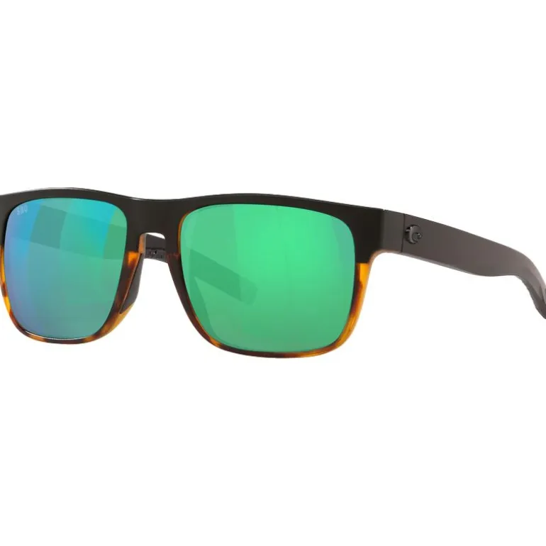 Lunettes polarisantes COSTA DEL MAR Spearo Black shiny tortoise Green mirror 580G