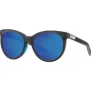Lunettes polarisantes COSTA DEL MAR Victoria Net gray w/blue rubber Blue mirror 580G