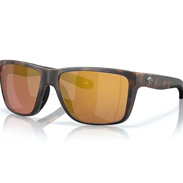 Lunettes polarisantes COSTA DEL MAR Broadbill II Matte tortoise Gold mirror 580G