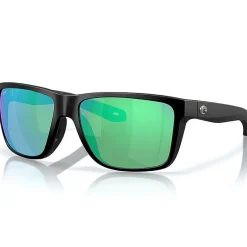 Lunettes polarisantes COSTA DEL MAR Broadbill II Matte black Green mirror 580G