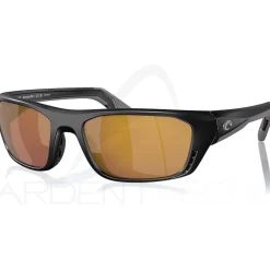 Lunettes polarisantes COSTA DEL MAR Whitetip pro Matte black Gold mirror 580G