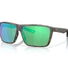 Lunettes polarisantes COSTA DEL MAR Rincon II Matte tortoise Green mirror 580G