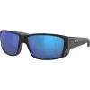 Lunettes polarisantes COSTA DEL MAR Tuna alley pro Matte black Blue mirror 580G
