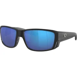 Lunettes polarisantes COSTA DEL MAR Tuna alley pro Matte black Blue mirror 580G