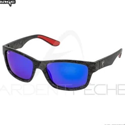 Lunettes polarisantes FOX RAGE Camo/Finition bleue miroir/Verres gris NSN004