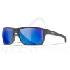 Lunettes polarisantes WILEY X Kingpin captivate Blue mirror matte graphite frame