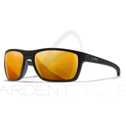 Lunettes polarisantes WILEY X Kingpin captivate Bronze mirror matte black frame