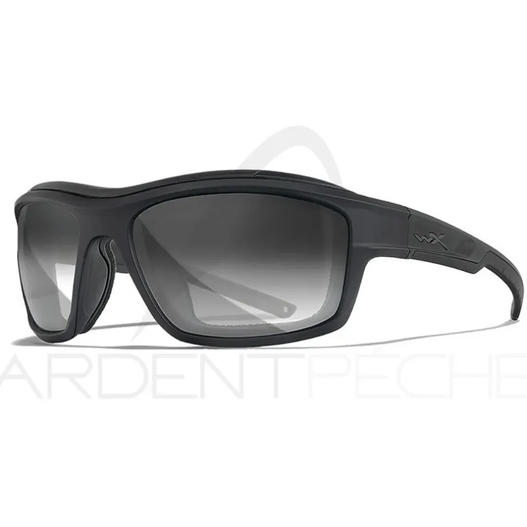 Lunettes polarisantes WILEY X Ozone photochromic Grey Matte black frame