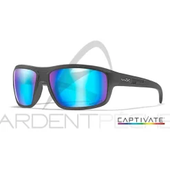 Lunettes polarisantes WILEY X Content captivate Blue mirror matte graph frame