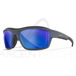 Lunettes polarisantes WILEY X Ozone captivate Blue mirror Matte grey frame