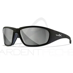 Lunettes polarisantes WILEY X Boss Silver flash Matte black frame