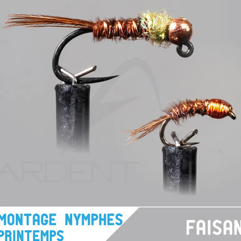 Montage nymphe GARBOLINO Printemps / Faisan
