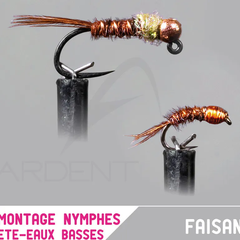 Montage nymphe GARBOLINO Été eaux basses / Faisan