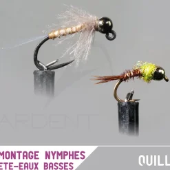 Montage nymphe GARBOLINO Été eaux basses / Quill
