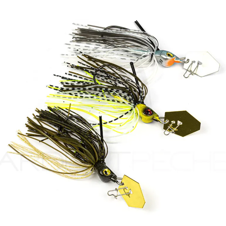 Pack de 3 chatterbaits RAID JAPAN Maxx blade 8g