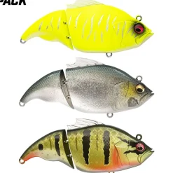 Pack de 3 leurres MEGABASS Vatalion 115 F spécial eaux alcalines