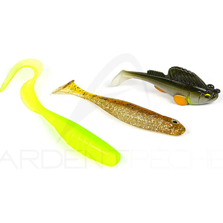 Pack de 3 leurres sandre MEGABASS