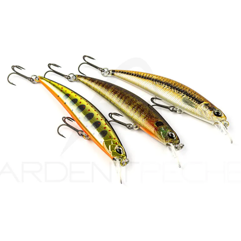 Pack de 3 poissons nageurs truite DUO Ryuki 70 S